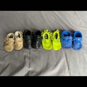 Freshly Picked size 3 moccasins x 4 pairs